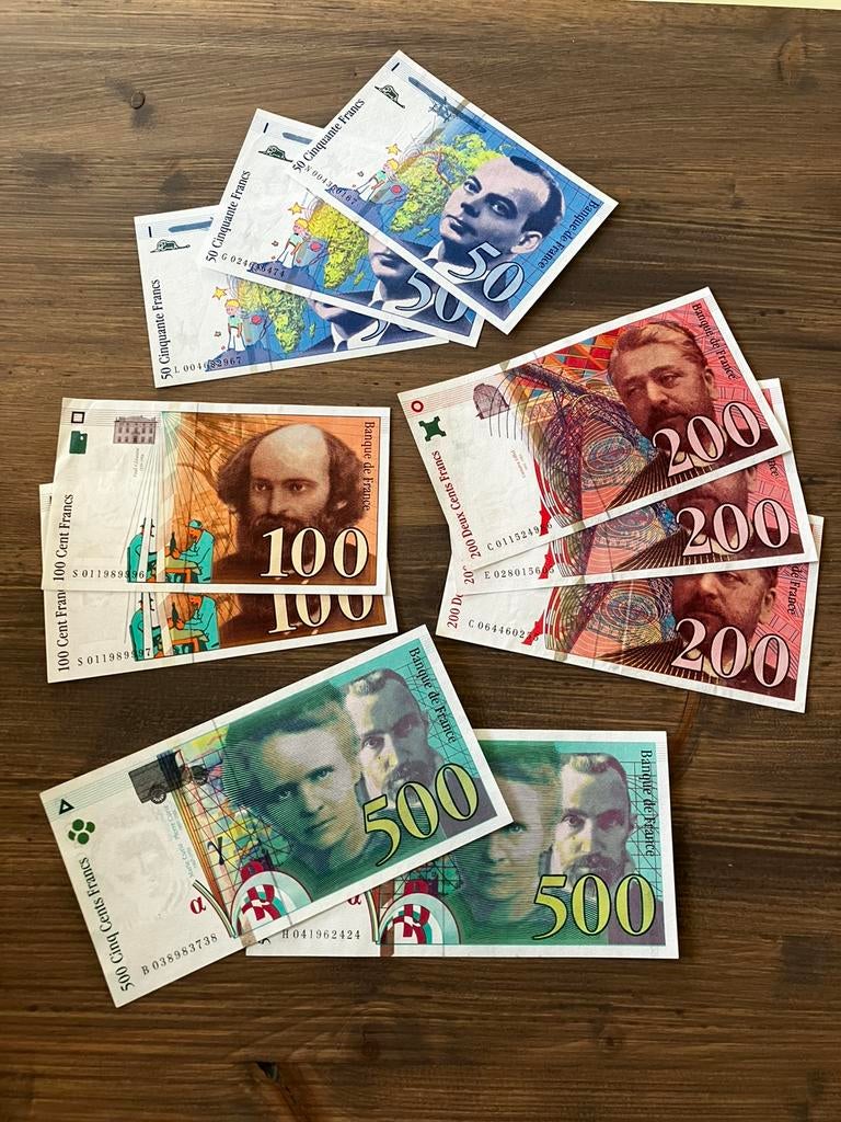 10 pièces de francs français - belle qualité, Enlèvement ou Envoi