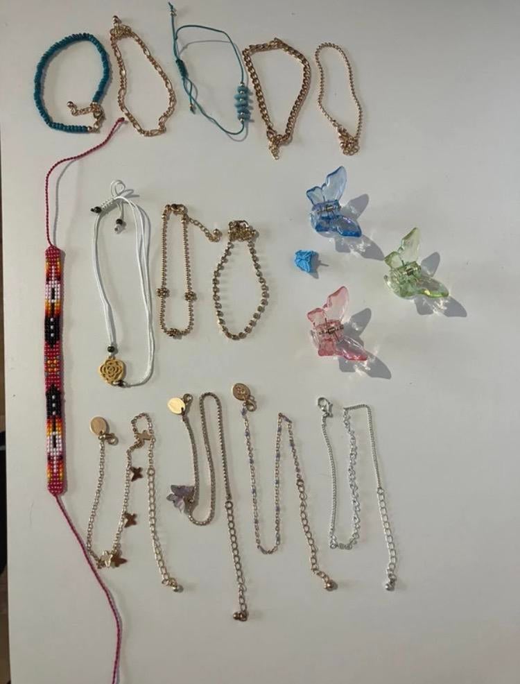 Set armbandjes, enkelbandjes en haarspelden, Ophalen, Nieuw