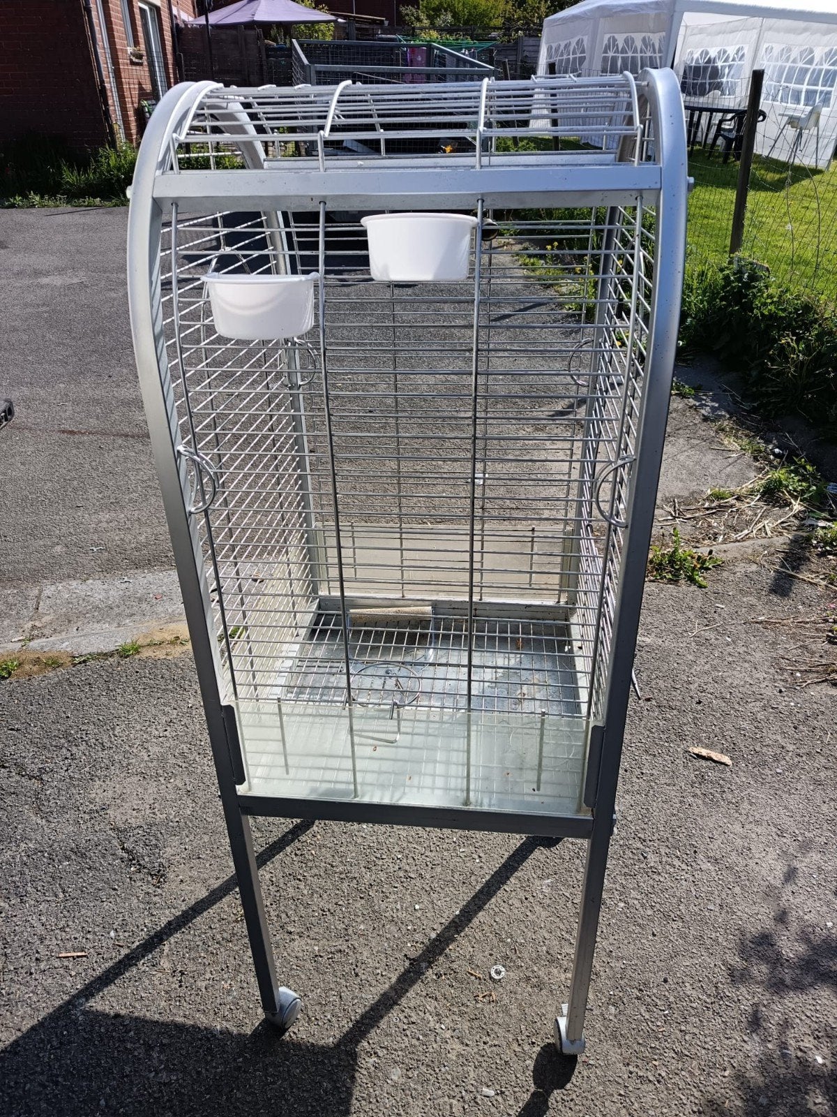 CAGE EN METAL, Animaux & Accessoires, Oiseaux | Cages & Volières, Enlèvement, Comme neuf, Métal, Cage à oiseaux