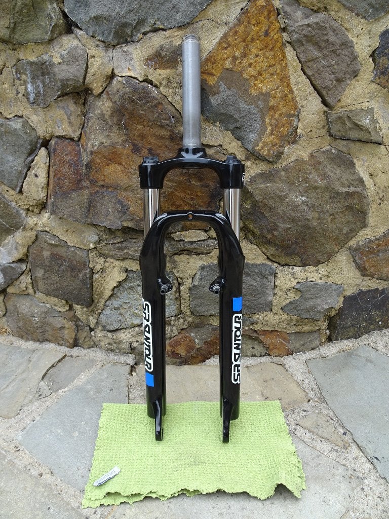 Fourche SR Suntour 26", Vélos & Vélomoteurs, Vélos Pièces, Comme neuf, Fourche avant, Acier, Mountainbike, Stadsfiets, Enlèvement