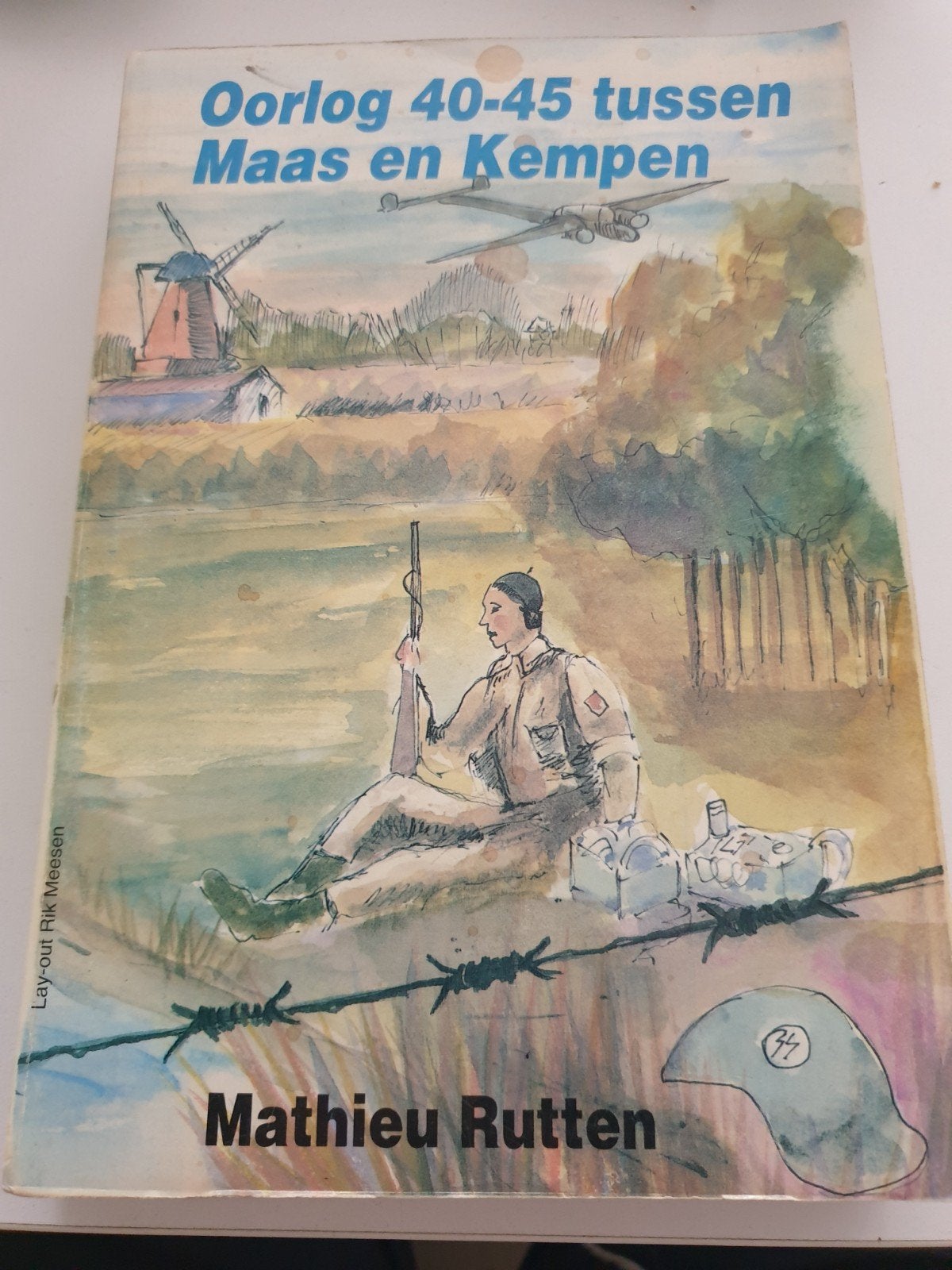 Oorlog 40-45 tussen Maas en Kempen. Mathie Rutten 408 p.1993, Mathieu rutten, Ophalen of Verzenden, Overige onderwerpen, Tweede Wereldoorlog