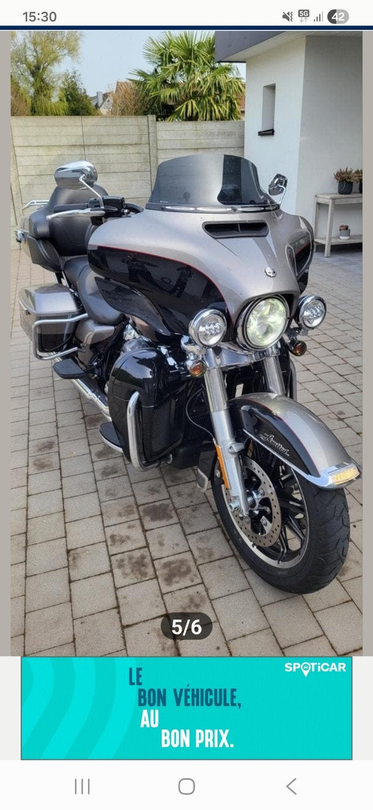 Harley-Davidson Electra als nieuw 2018 27000klm, Motoren, 2 cilinders, Occasion, Cruise Control, Particulier