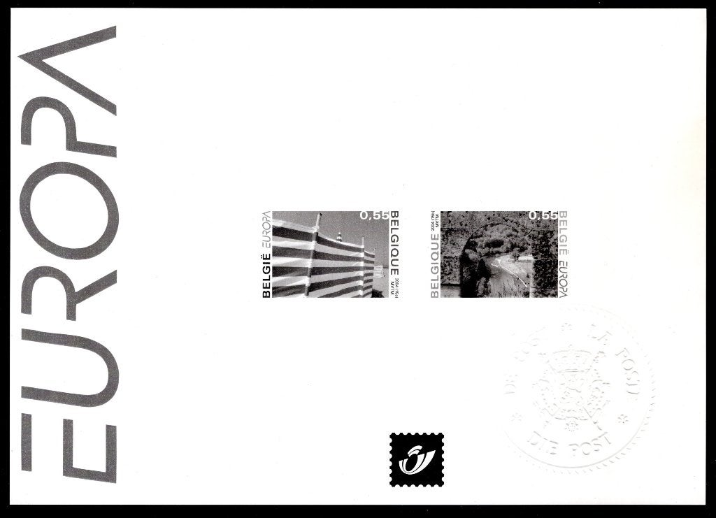 Drap noir et blanc 2004 - Vacances en Europe 3291/3292, Neuf, Envoi, Non oblitéré, Europe