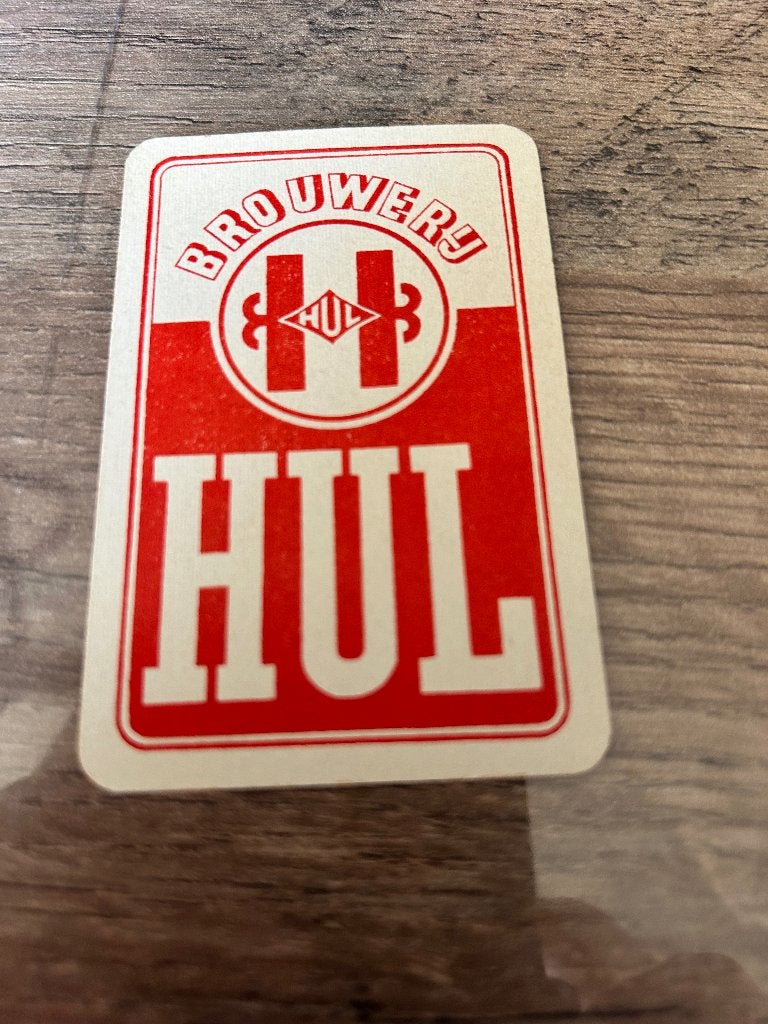 1 losse speelkaart brouwerij hul, Enlèvement ou Envoi, Neuf, Carte(s) à jouer