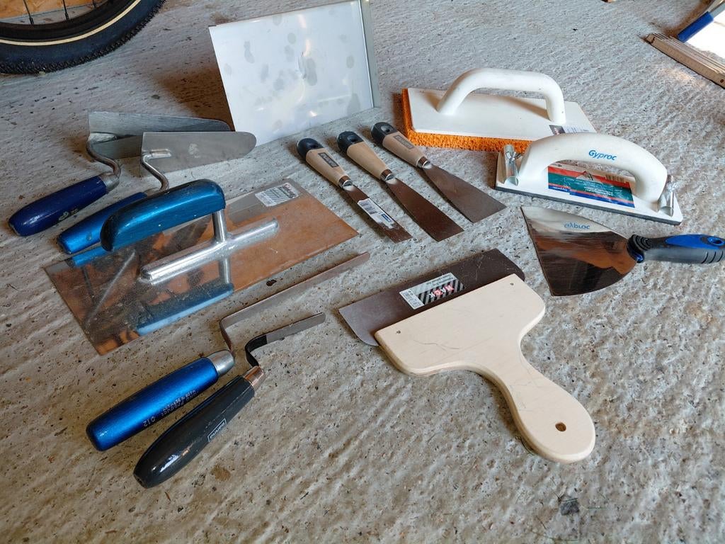 Compleet Pakket Stukadoors- & Afwerk gereedschap, Ophalen of Verzenden