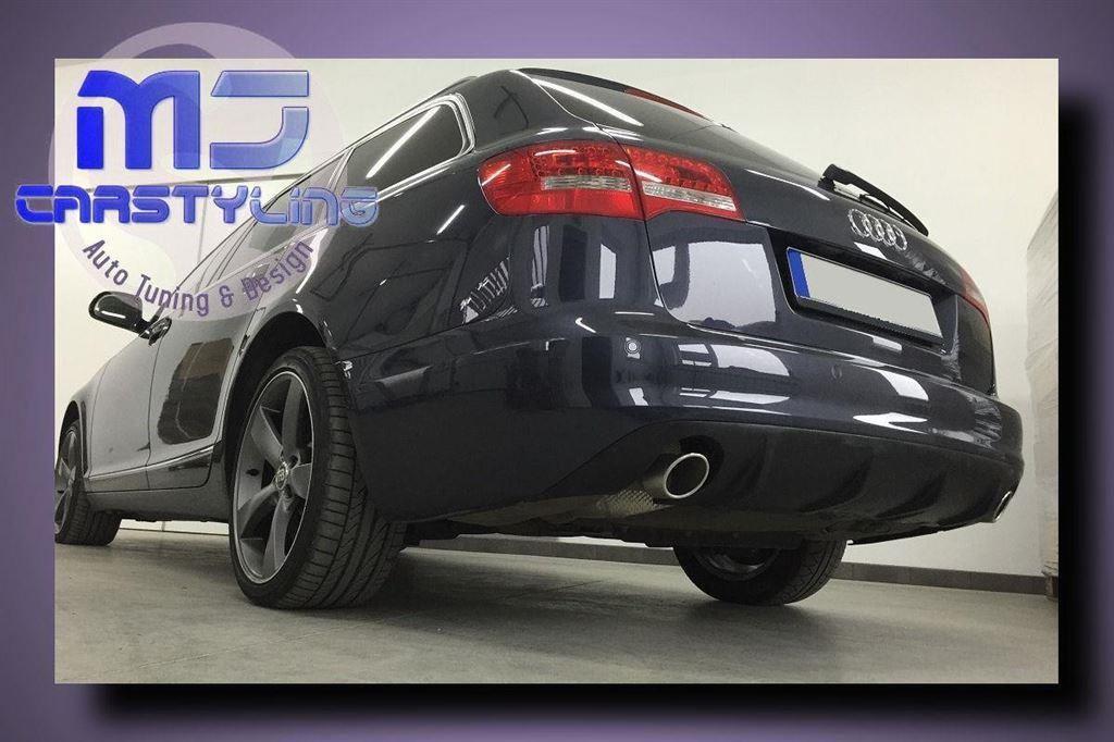 AUDI A6 [C6] FACELIFT - ACHTERBUMPER DIFFUSER [RS LOOK], Auto diversen, Tuning en Styling, Ophalen of Verzenden