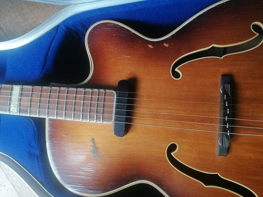Gitaar, Muziek en Instrumenten, Ophalen, Zo goed als nieuw, Overige typen, Met (piezo-)element