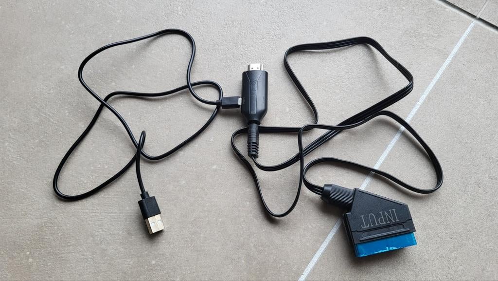 Wiistar scart-hdmi converter 1080p, Ophalen of Verzenden
