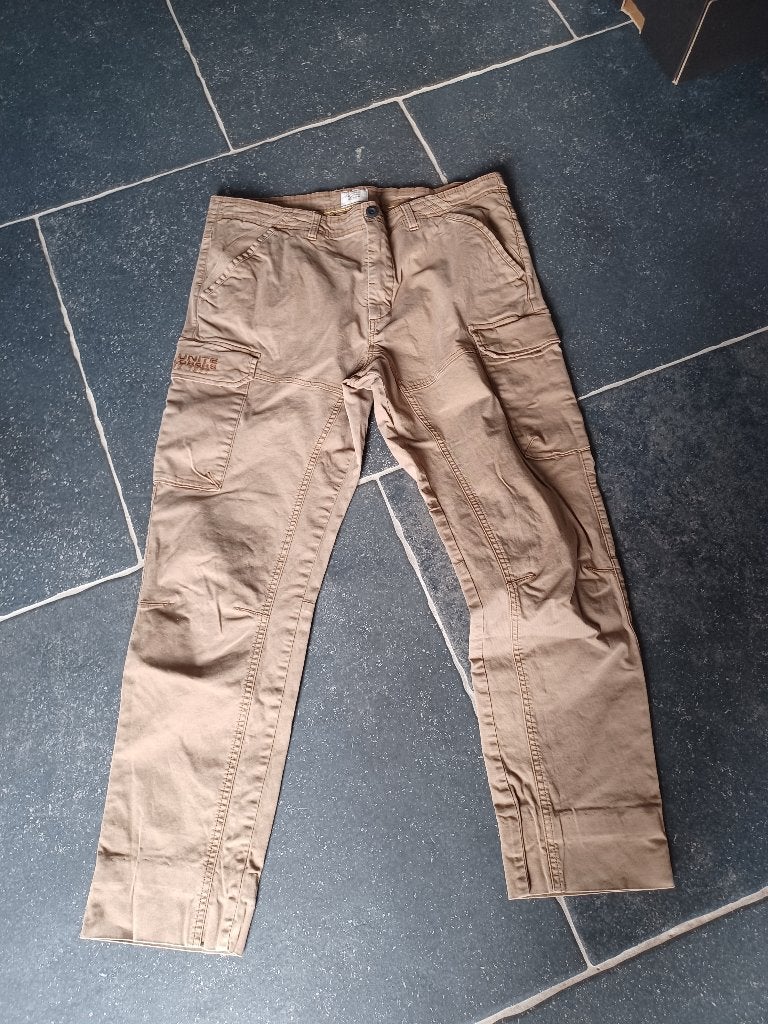 CAMEL ACTIVE BRUINE HEREN BROEK MAAT W35 L34, Kleding | Heren, Bruin, Overige maten, Ophalen of Verzenden, Zo goed als nieuw