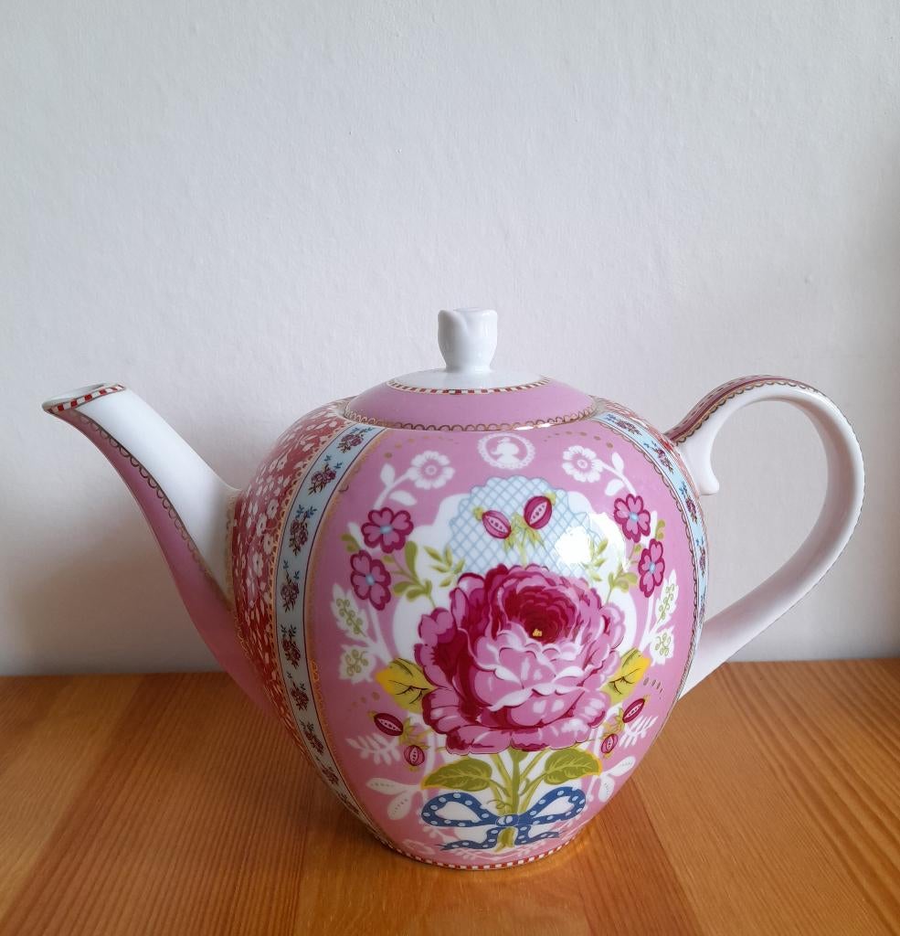 Prachtige roze theepot Pip Studio HOME, Maison & Meubles, Cuisine | Vaisselle, Enlèvement, Comme neuf, Porcelaine, Autres styles