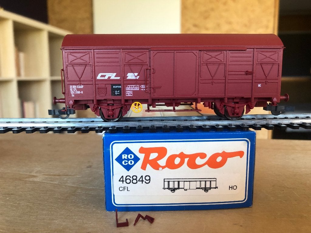 ROCO 46849 CFL WAGON Gs COUVERT HO, Verzenden, Gebruikt, Wagon, Roco