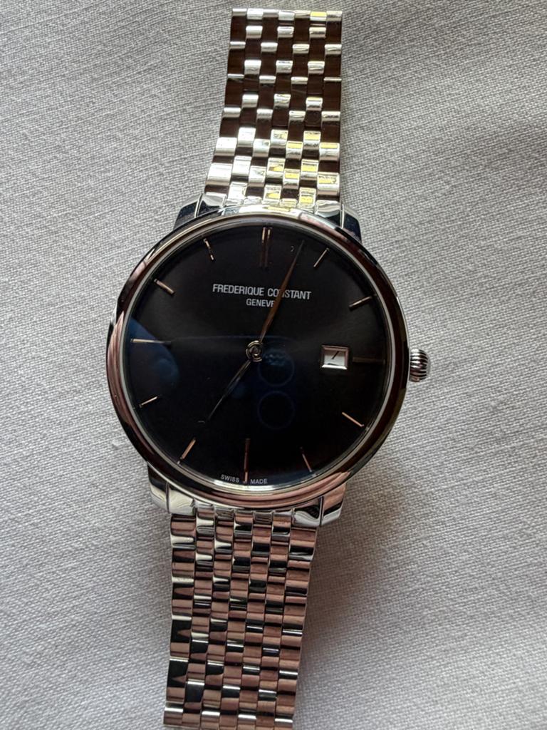 Montre Frederique Constant slimline, Bijoux, Sacs & Beauté, Montres | Hommes, Montre-bracelet, Autres marques, Enlèvement, Acier