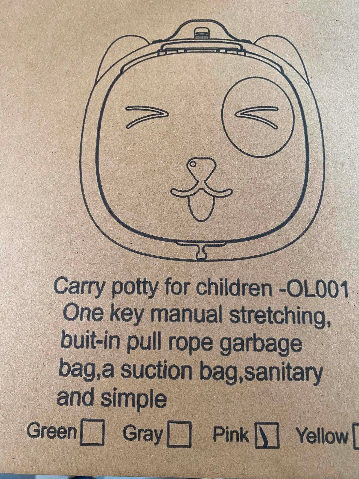Carry potjes kinderen, Ophalen, Nieuw