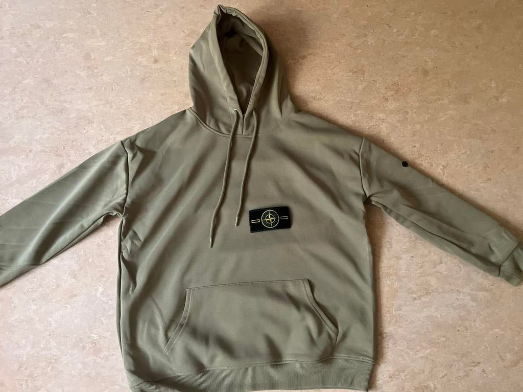 Sweat Stone Island kaki, Enlèvement, Neuf, Autres tailles, Autres couleurs