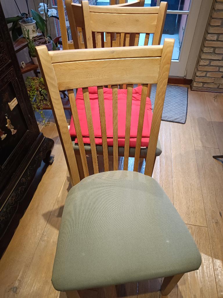 Chaises en chêne à vendre, Enlèvement