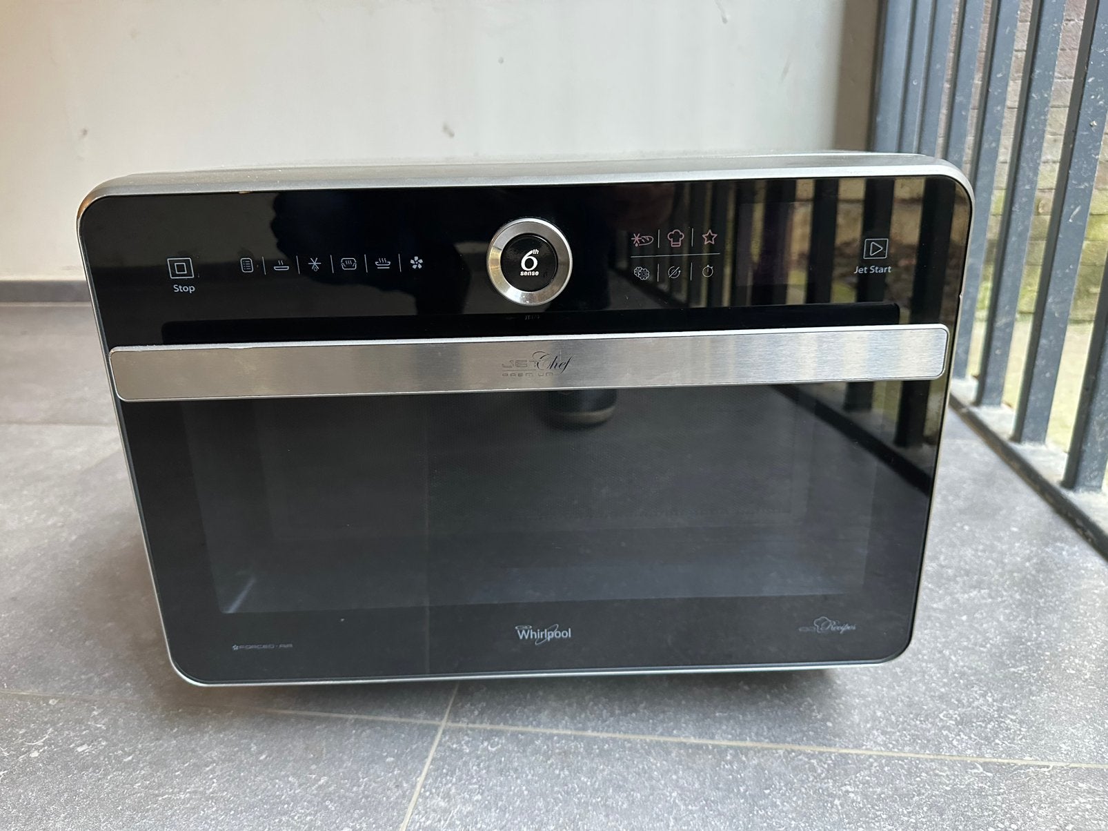 Whirlpool Jet Chef JT 479 SL 6th Sense – Four combiné, Elektronische apparatuur, Minder dan 45 cm, Whirlpool, Gebruikt, Ophalen of Verzenden