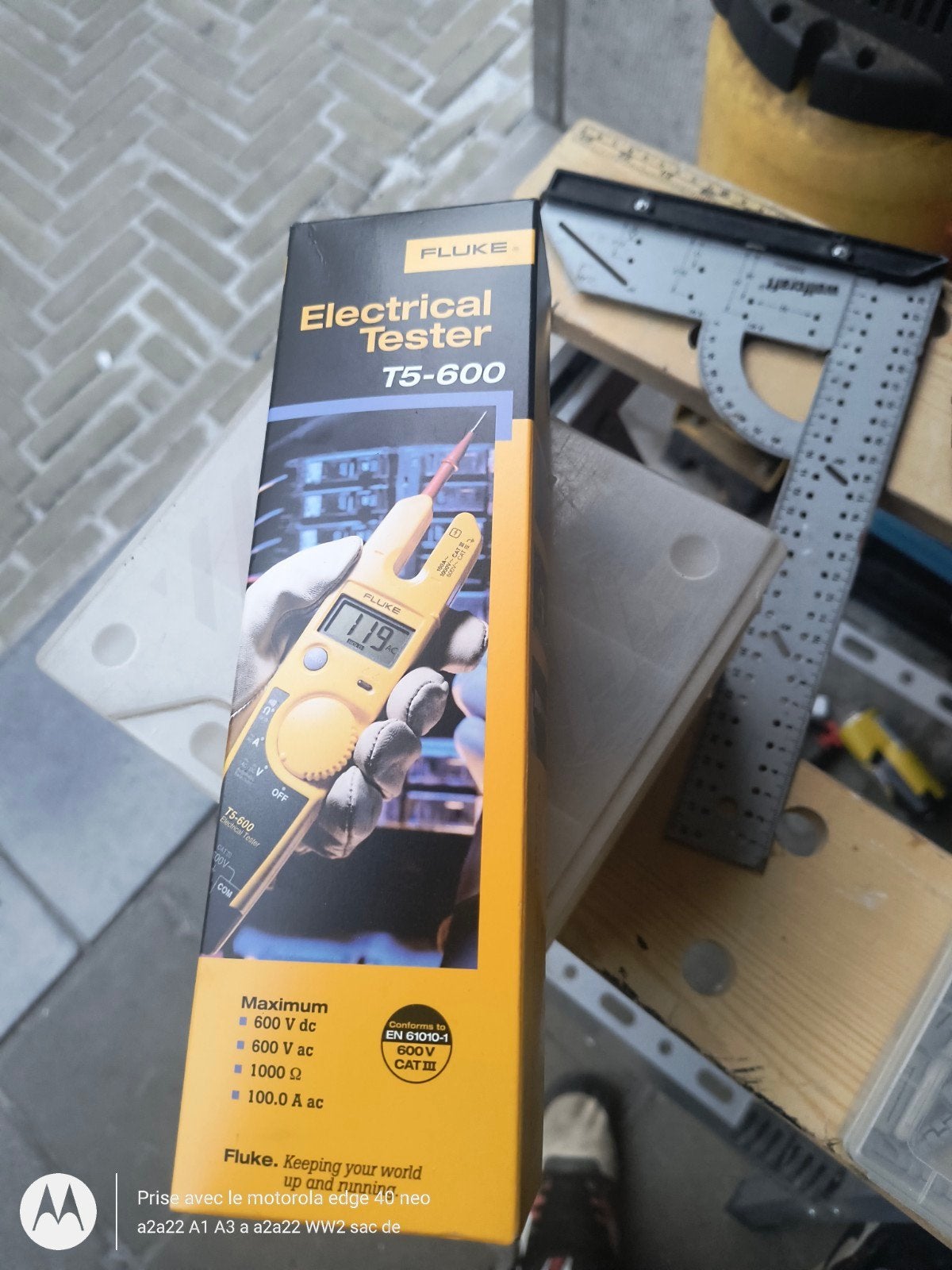 Fluke t5-600, Enlèvement