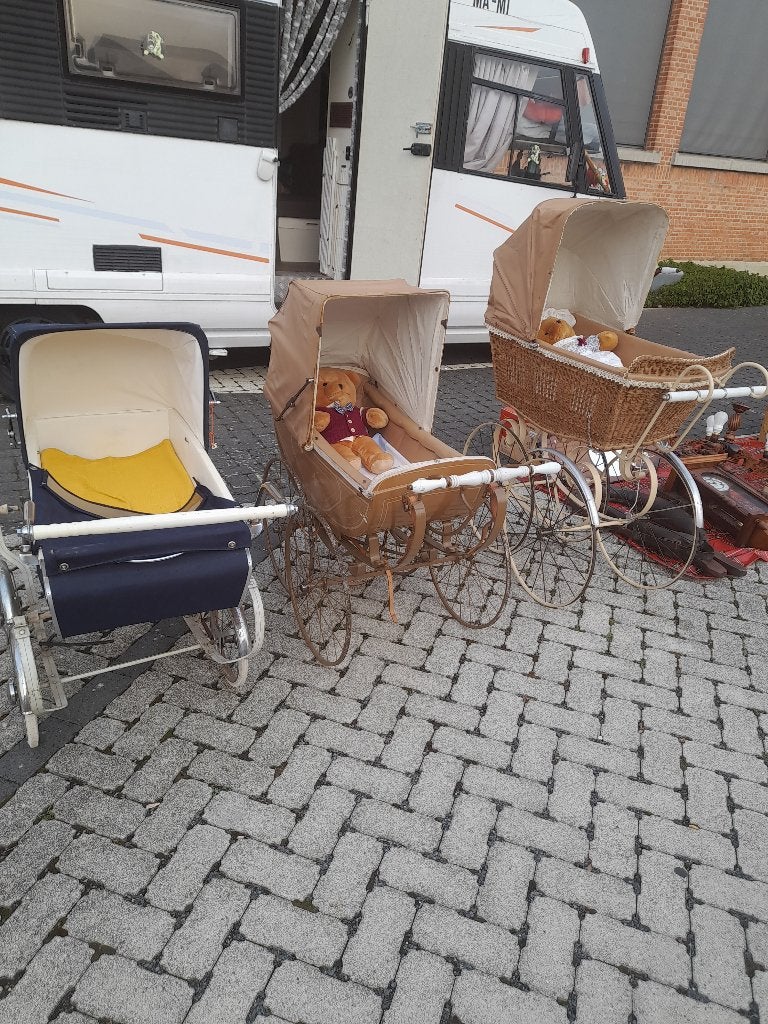 3 mooie oude kinderwagens geen poppenwagen, Ophalen
