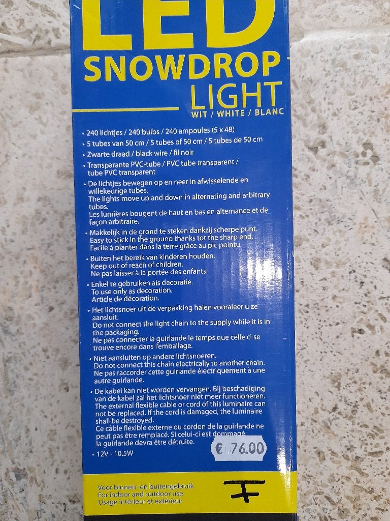 Nieuwe LED Kerstverlichting snowdrop, Diversen, Ophalen of Verzenden, Nieuw