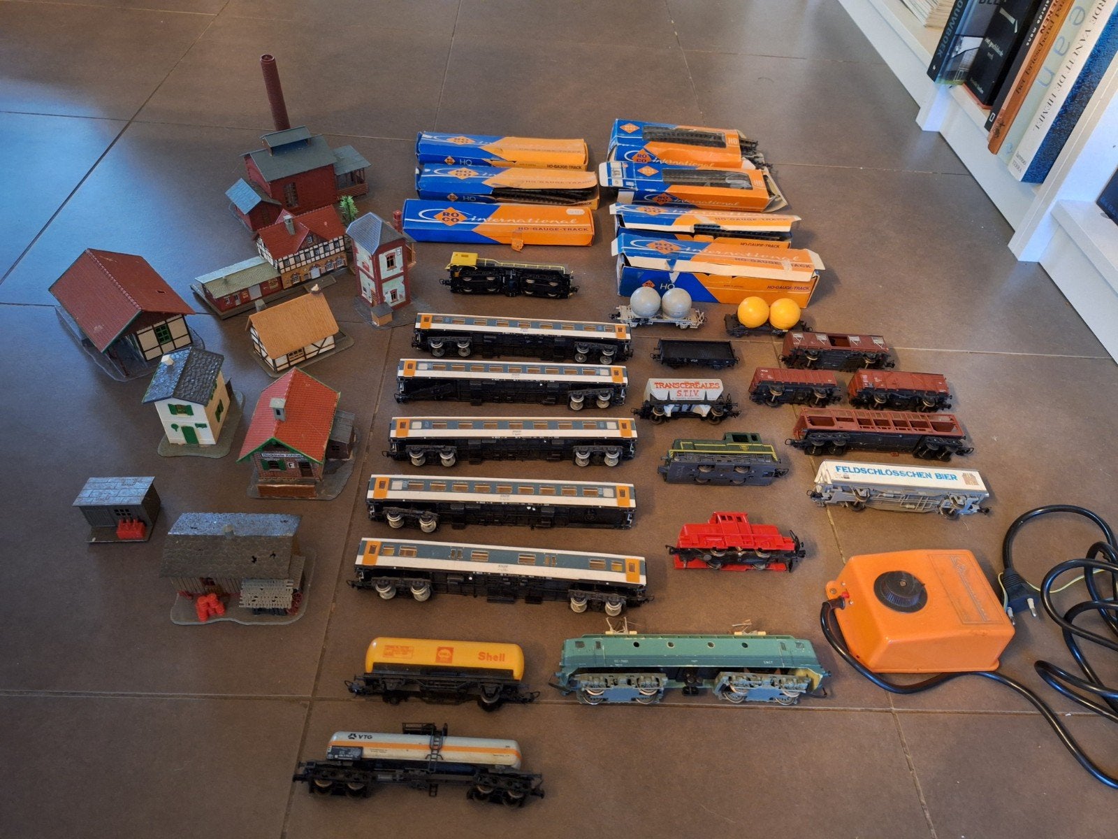 Verzameling treinspeelgoed eind  '70, begin '80 van Roco int, Hobby en Vrije tijd, Modeltreinen | Overige schalen, Ophalen, Gebruikt