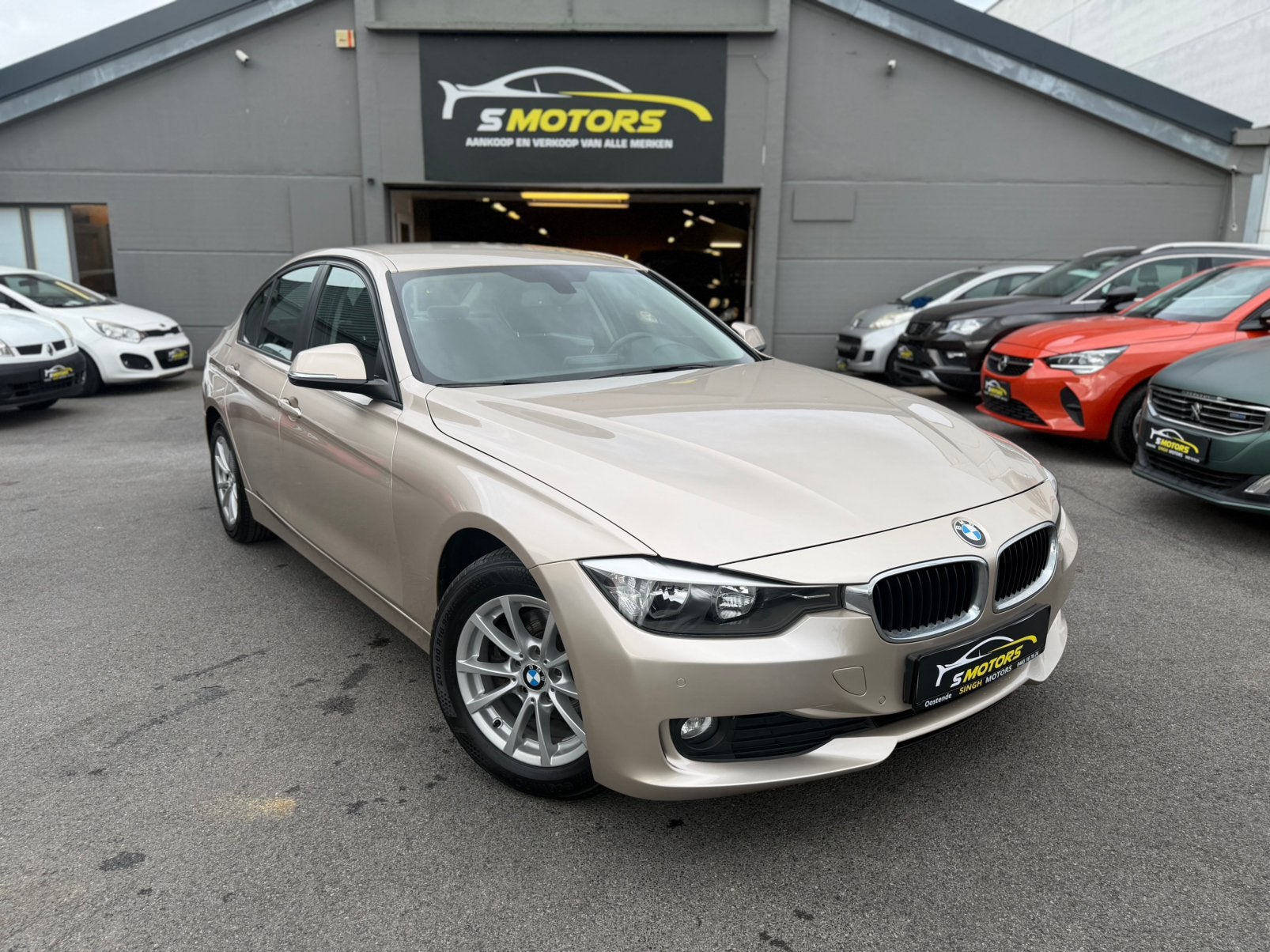 BMW 316i | AUTOMAAT | Gps | Cruise | Airco | GARANTIE |, Auto's, Euro 5, Stof, Bruin, 5 deurs