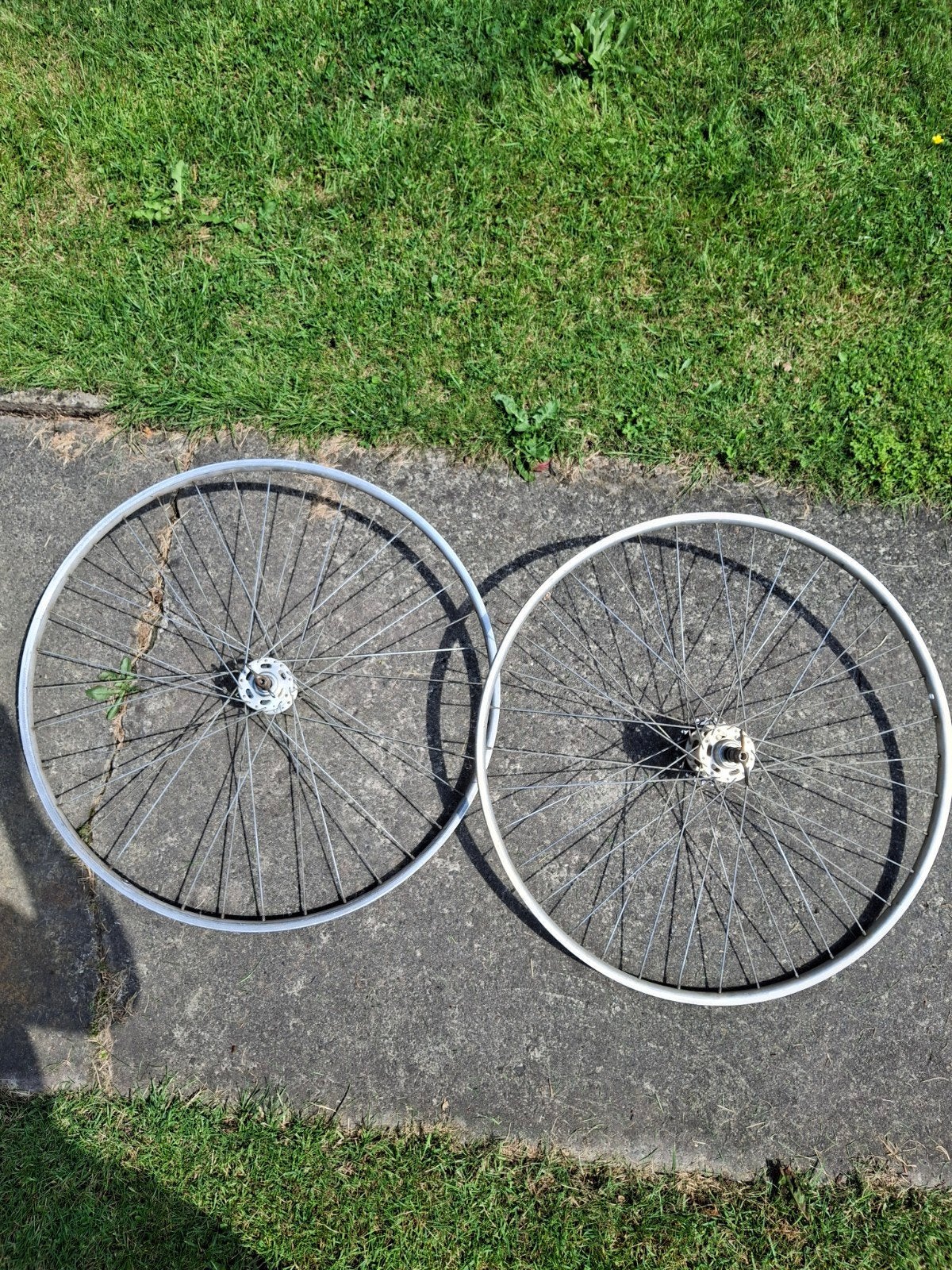 Fietswielen vintage, Ophalen