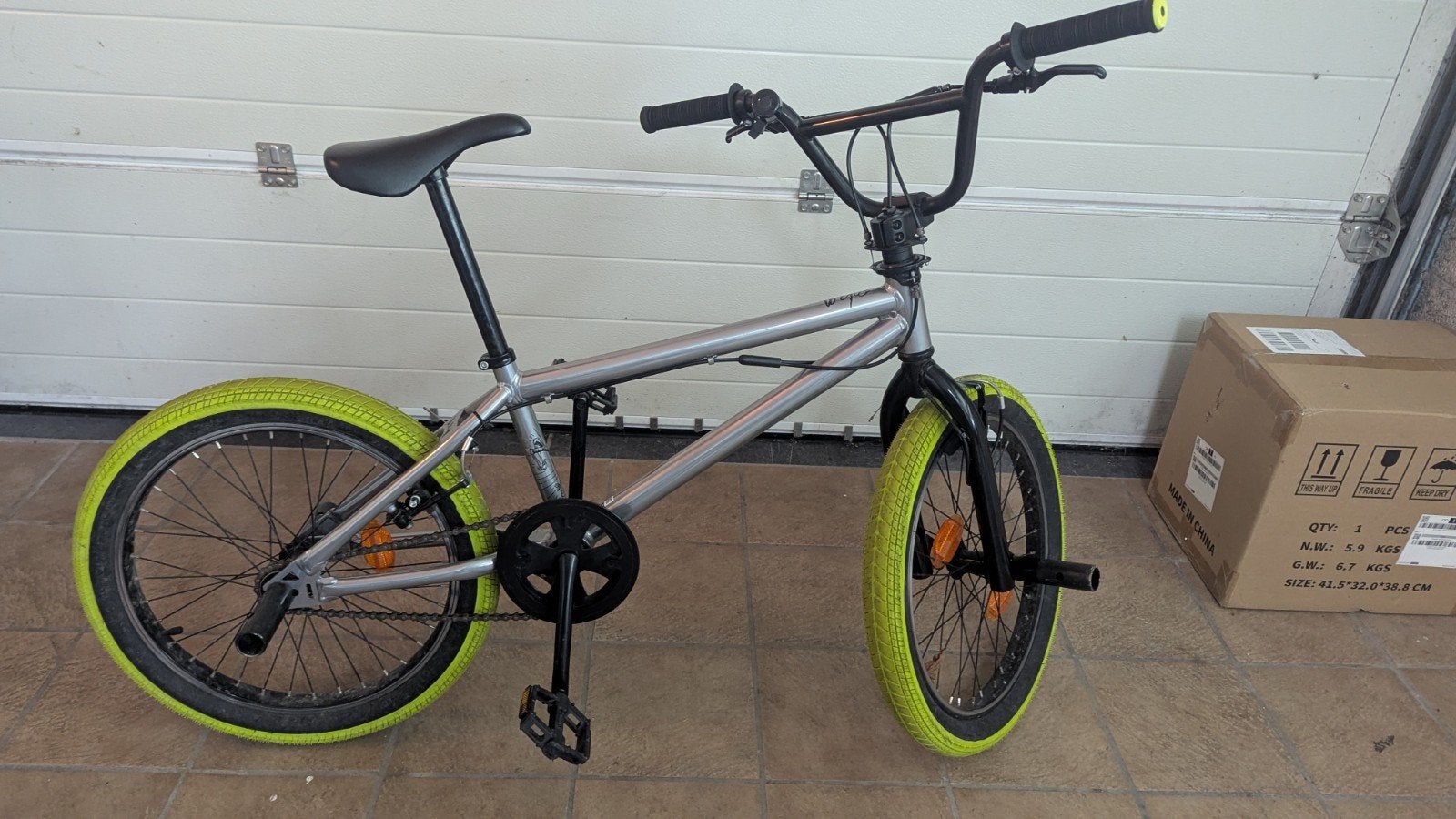 BMX poetsdoek, Ophalen, Gebruikt