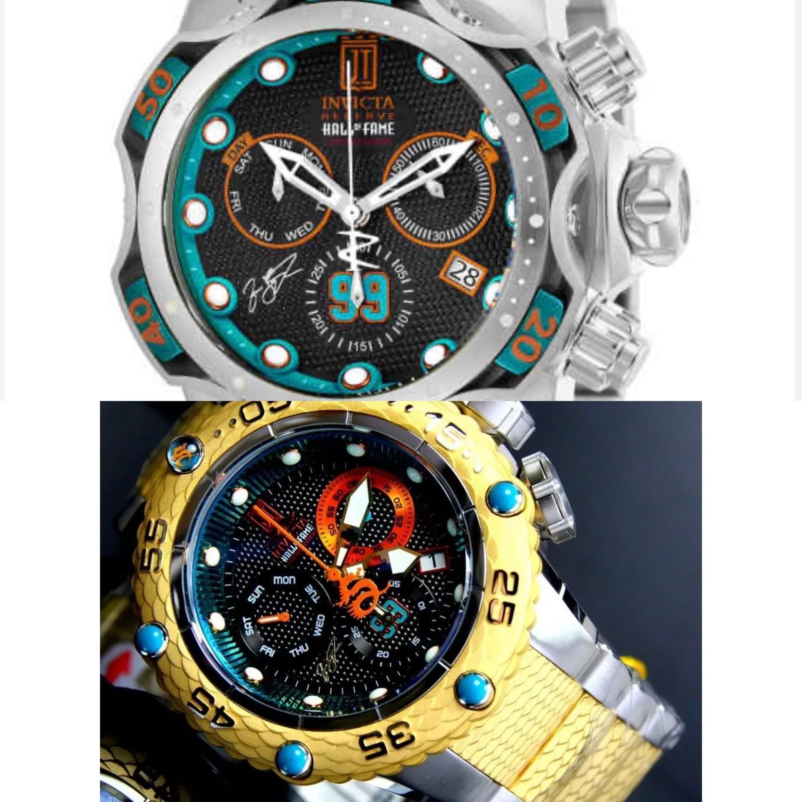 Invicta Jason Taylor 25301/25303 Lim.Edition Swiss Quartz, Ophalen, Nieuw, Staal