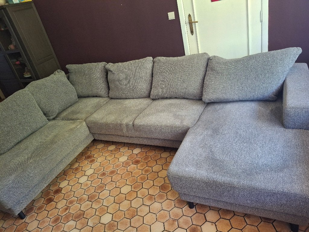 Hoek salon, Maison & Meubles, Canapés | Coins salons complets, Enlèvement, Utilisé, Tissus