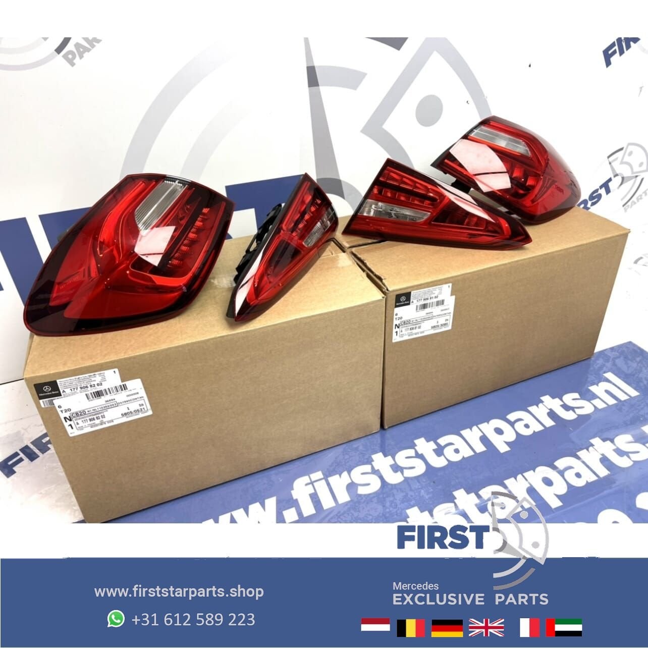 W177 A35 A45 AMG ACHTERLICHTEN HALF LED SET LINKS RECHTS Mer, Gebruikt, -, Ophalen of Verzenden, -
