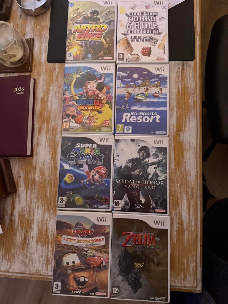 Wii games (apart of in lot), Ophalen, Zo goed als nieuw