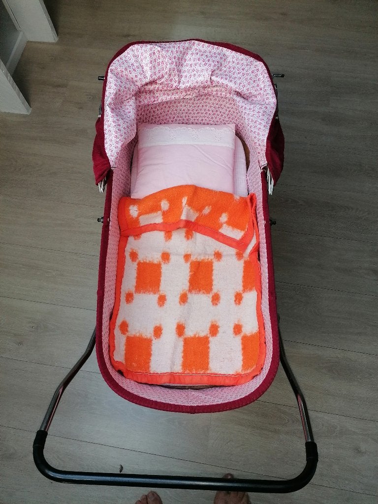 Vintage poppenwagen, Kinderen en Baby's, Ophalen, Gebruikt, Babypop