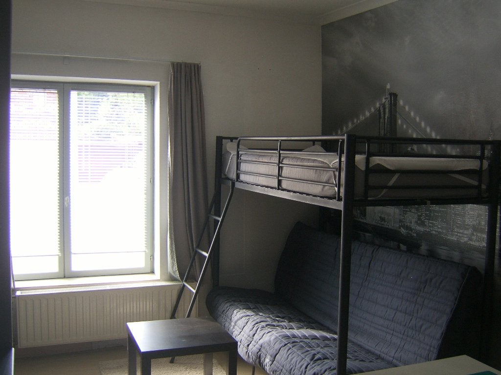 Lit superposé + canapé, Huis en Inrichting, Slaapkamer | Slaapbanken, Ophalen, 90 cm, Tweepersoons, Zo goed als nieuw