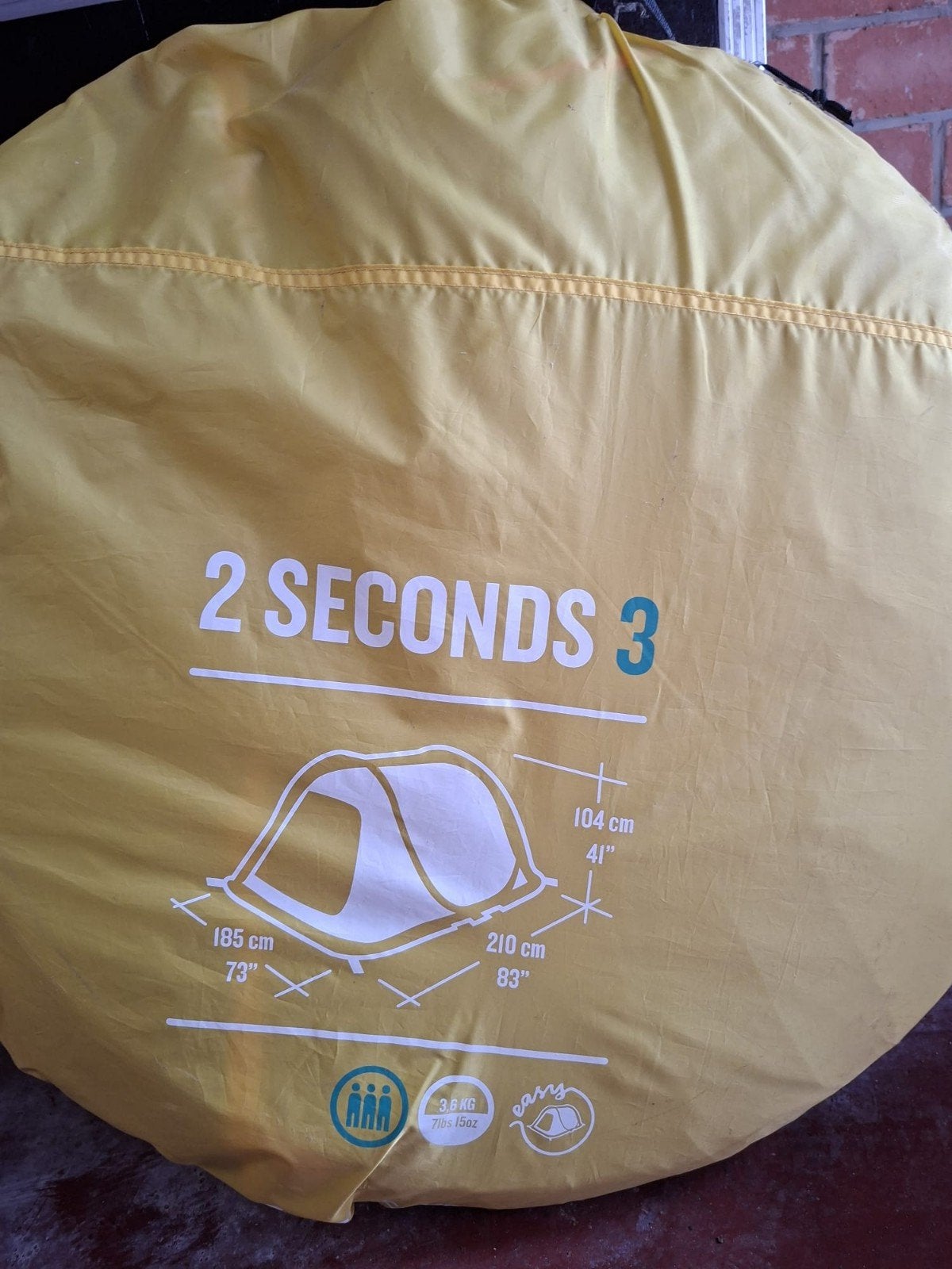 nieuwe tent, Ophalen, Nieuw, Tot en met 3