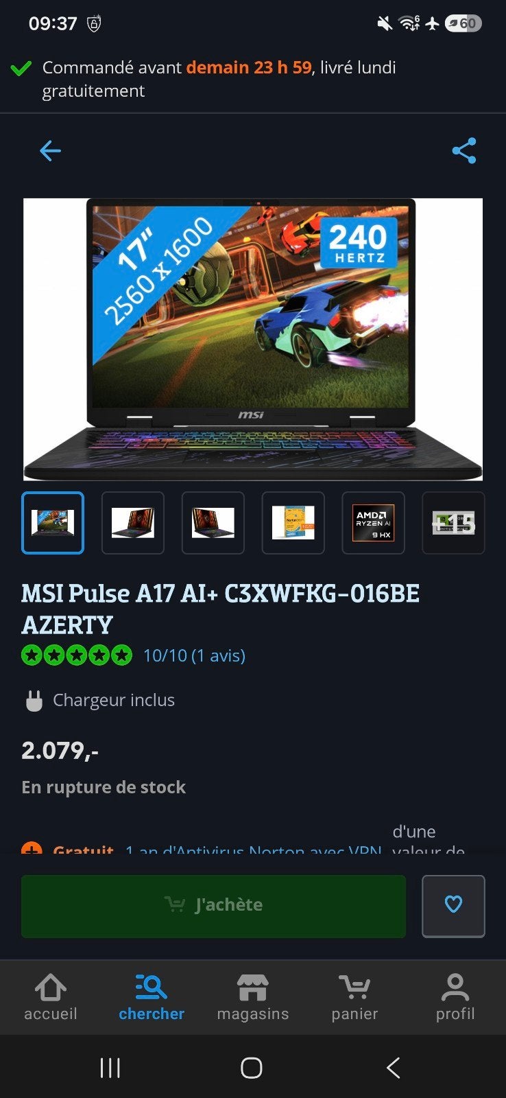 pc GAMING portable, Informatique & Logiciels, Enlèvement, Gaming