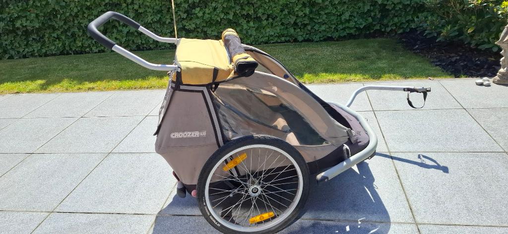 Fietskar voor 2 kinderen, Fietsen en Brommers, Ophalen, Gebruikt, Opvouwbaar, 20 tot 40 kg