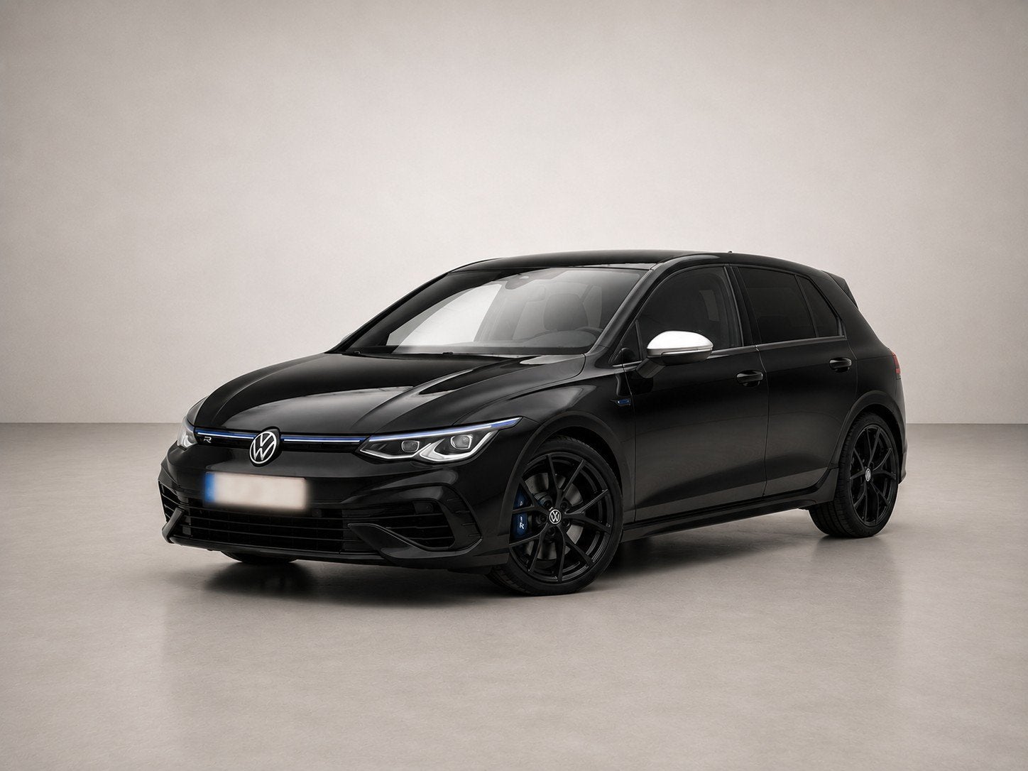 Golf 8R 2023, Auto's, Volkswagen, Zwart, Zwart, Vierwielaandrijving, Lichtmetalen velgen