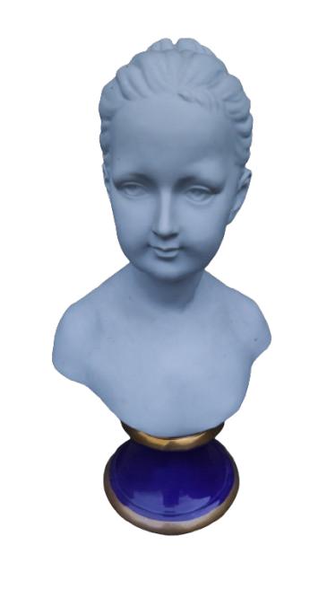 Vintage Limoges porseleinen meisjesbuste, Antiek en Kunst, Ophalen
