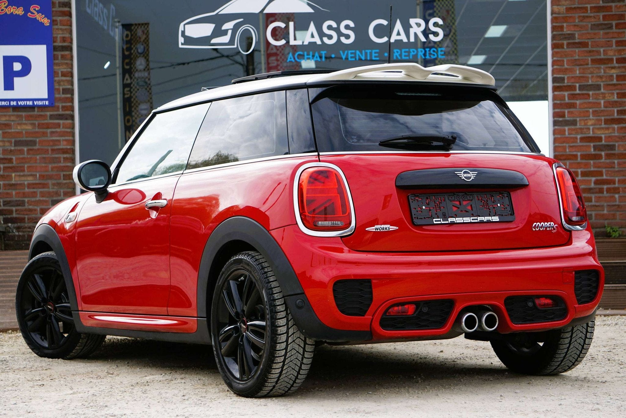 MINI Cooper S 2.0AS JOHN COOPER WORKS 19725 KM! TOIT PANO-NA, Autos, Rouge, Achat, 4 portes, Entreprise