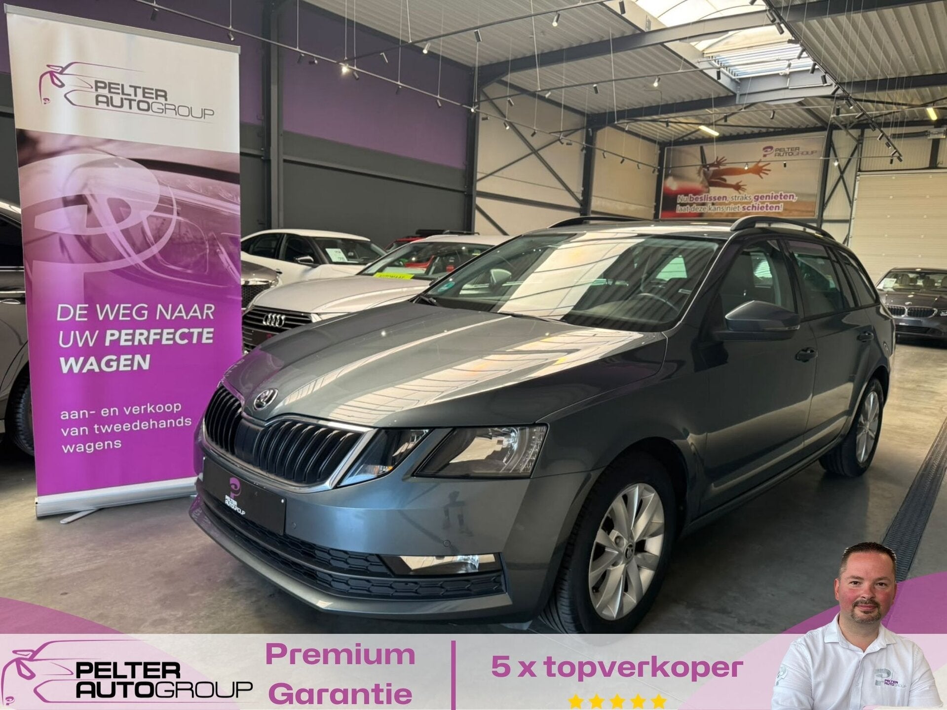 Skoda Octavia 1.0TSi Ambition GPS CarPlay Trekaak Topstaat!, Auto's, Skoda, 0 kg, 110 g/km, Bedrijf, 5 deurs