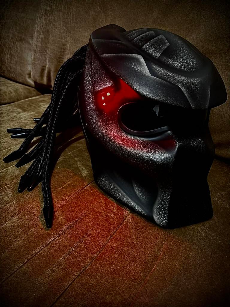 Unieke Predator Motorhelm(Custom)-Maat L–ECE Gekeurd (NIEUW), Motoren, Dames, Nieuw zonder kaartje, Integraalhelm, L