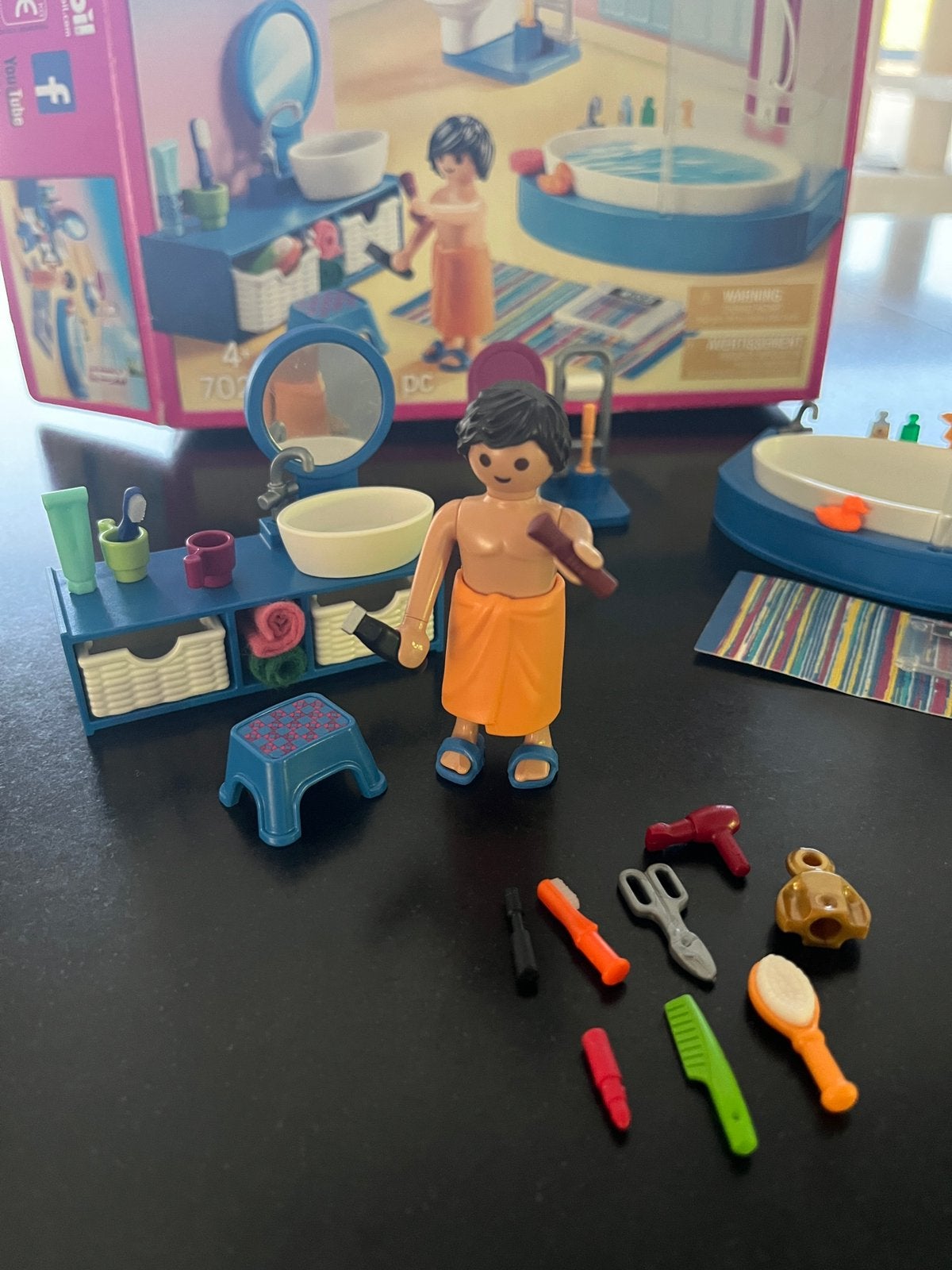 Playmobil - badkamer met ligbad 70211, Enlèvement ou Envoi, Utilisé