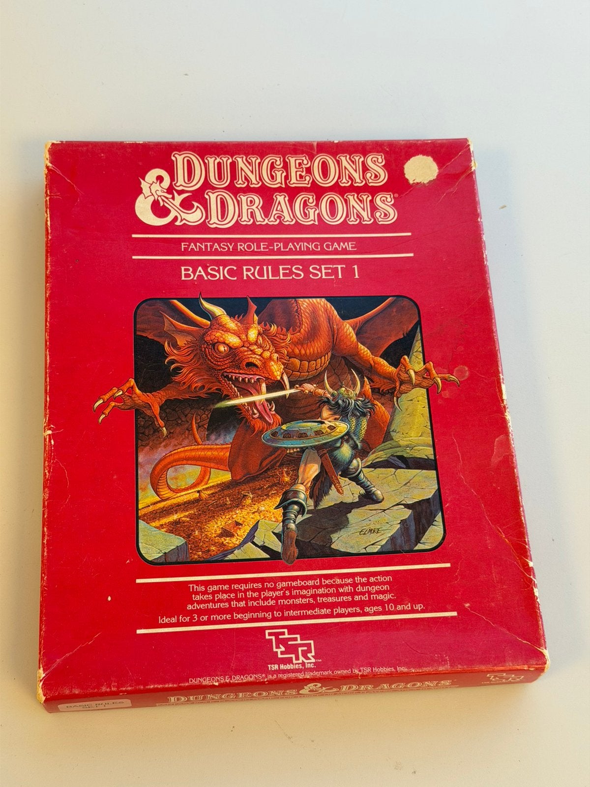 Dungeons & Dragons Basic Set 1 TSR 1011 - Jeu vintage 1983, Collections, Jouets, Utilisé, Enlèvement ou Envoi