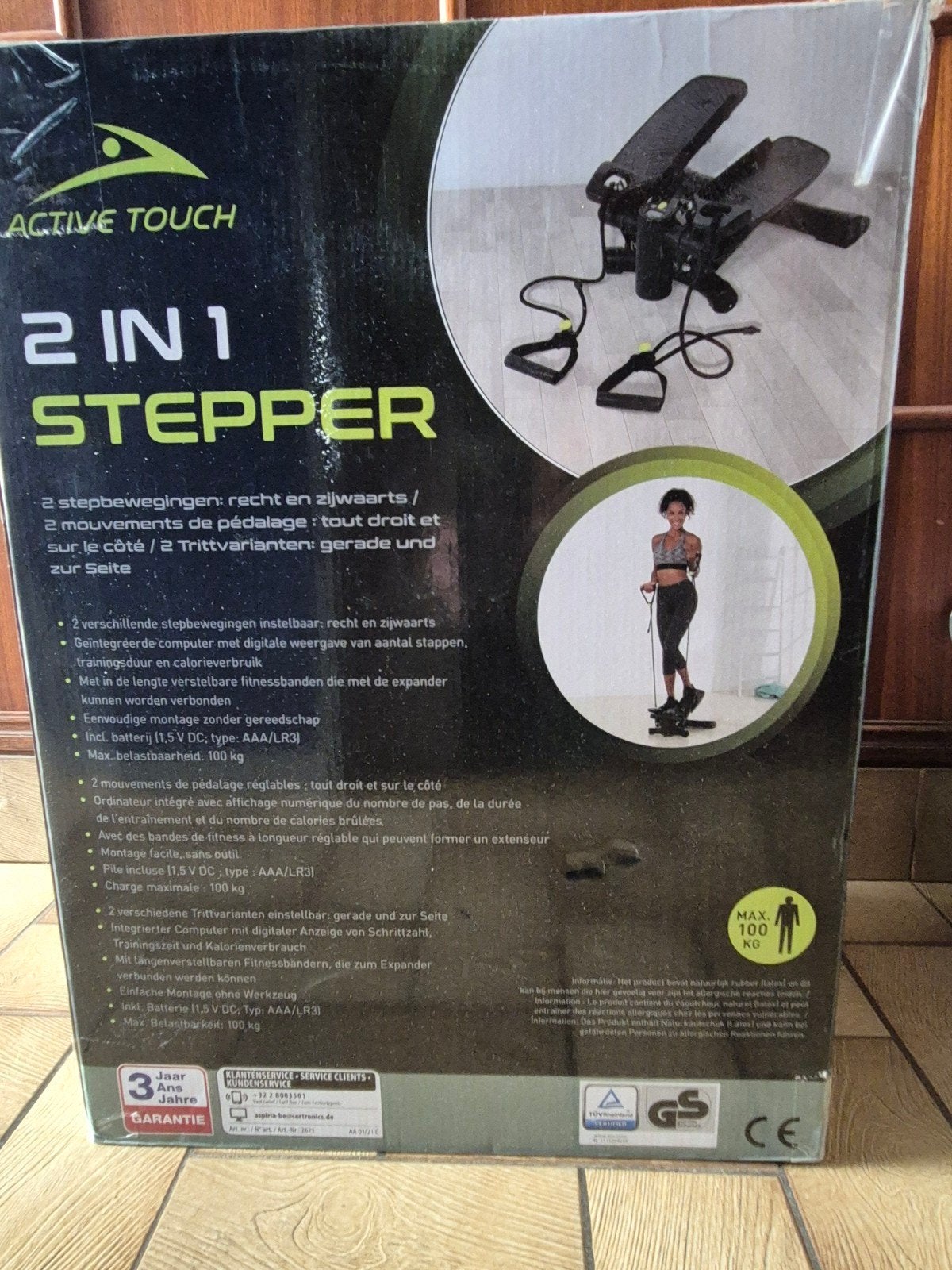 Stepper 2 in 1, Ophalen