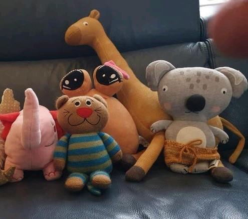 Verschillende pluche vriendjes te koop, Ophalen, Olifant, Hema