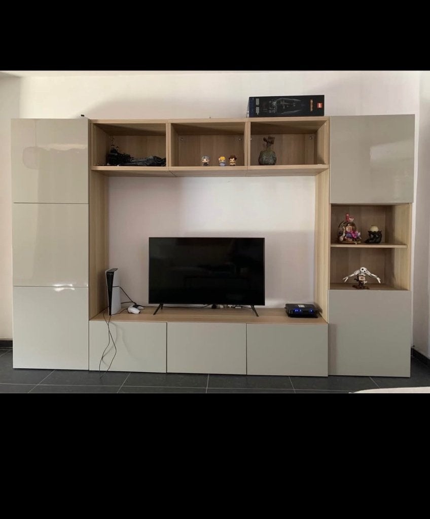 Meuble Tv IKEA, Maison & Meubles, Armoires | Mobilier de télévision, 200 cm ou plus, Comme neuf, Autres essences de bois, Moderne