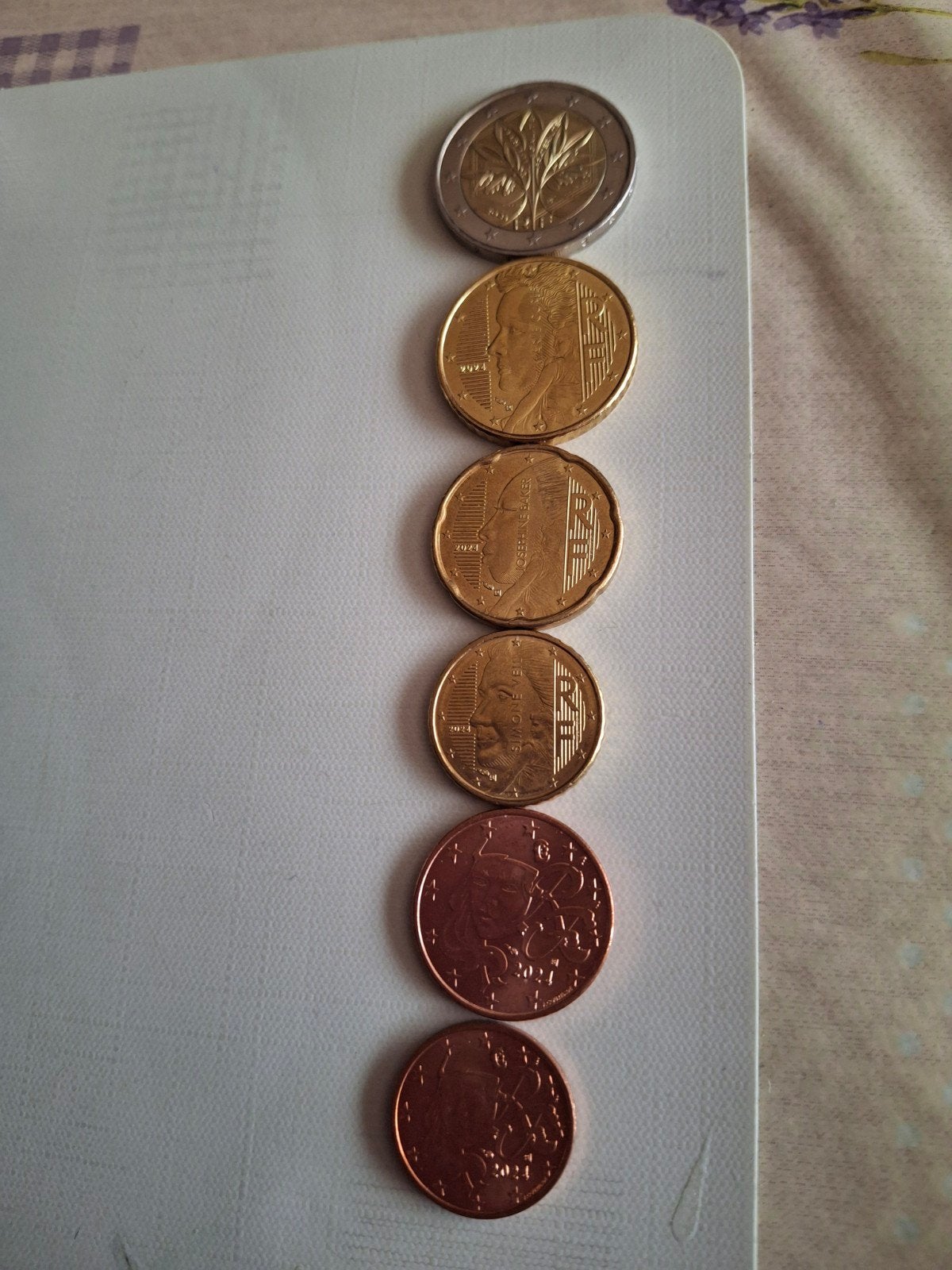 franse euromunten 2024, Timbres & Monnaies, Monnaies | Europe | Monnaies euro, Envoi, 2 centimes