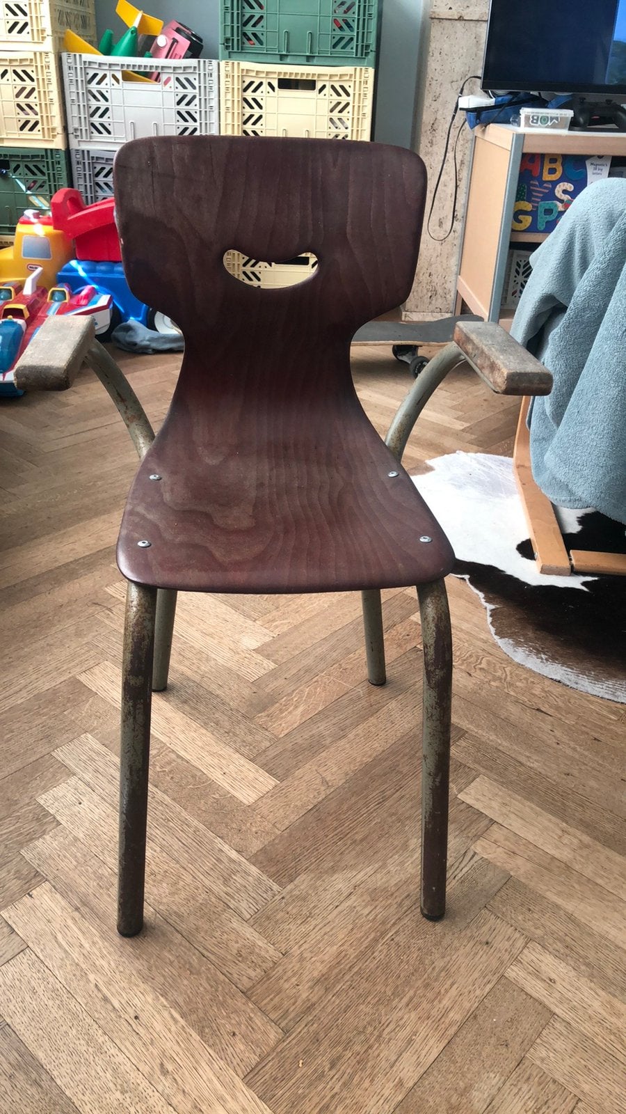 Vintage pagholz Tubax kinderstoeltjes, Ophalen, Gebruikt, Stoel(en)