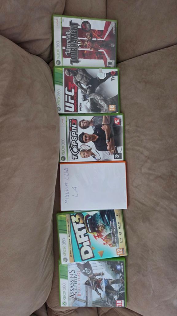 Jeux et manette Xbox 360, Enlèvement