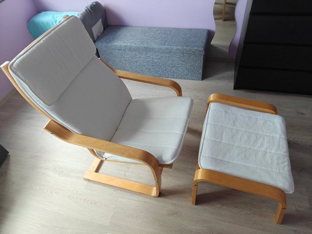 IKEA POÄNG fauteuil, Enlèvement, Utilisé, Bois